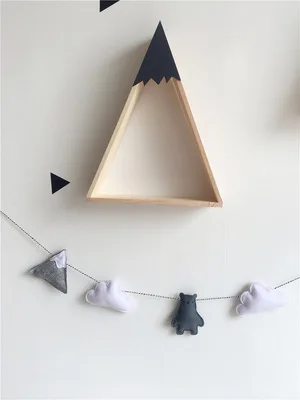 grey white 1,5 м Длина Ins Горячая Nodic облако Медведь Новорожденный ребенок в кроватке Детская комната Декор фотографии реквизит украшение для детской спальни - Цвет: grey white