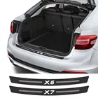 Наклейка на багажник автомобиля для BMW X5 E53 E70 E83 F15 G05 X1 F48 X3 F25 X6 E71 X2 F39 X4 F26 X7 G07, автомобильные аксессуары, наклейка из углеродного волокна