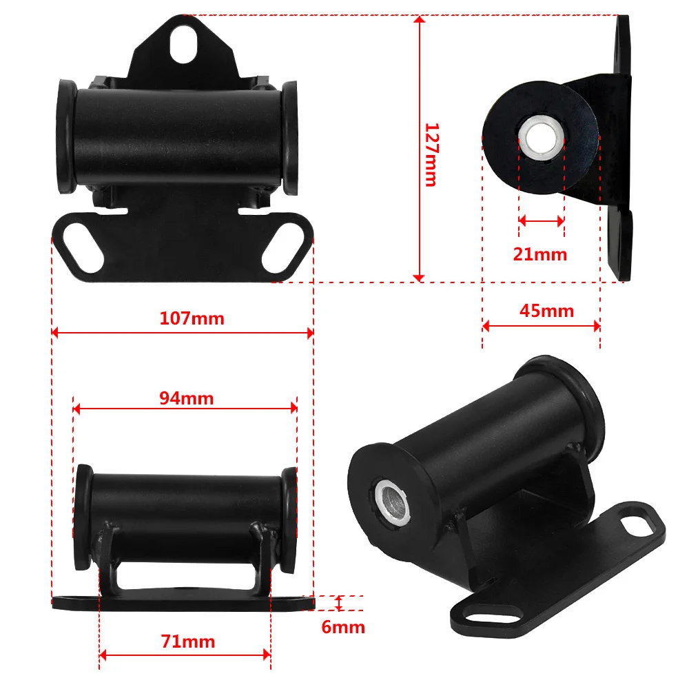 Frame Mount Engine Swap Adapter Plate For Chevy Blazer / S10 2.8L GMC Jimmy S15 Sonoma 2WD Oldsmobile Bravada | Автомобили и