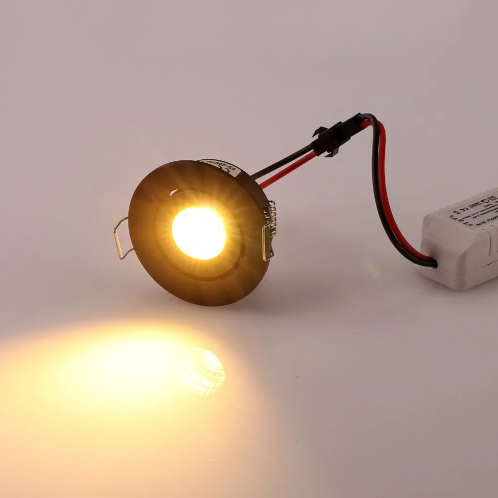 

10PCS Factory LED Ceiling Downlight 3W Led Lamp Recessed AC85-260V Dimmable LED Down Light Indoor Lighting Home Spot Light