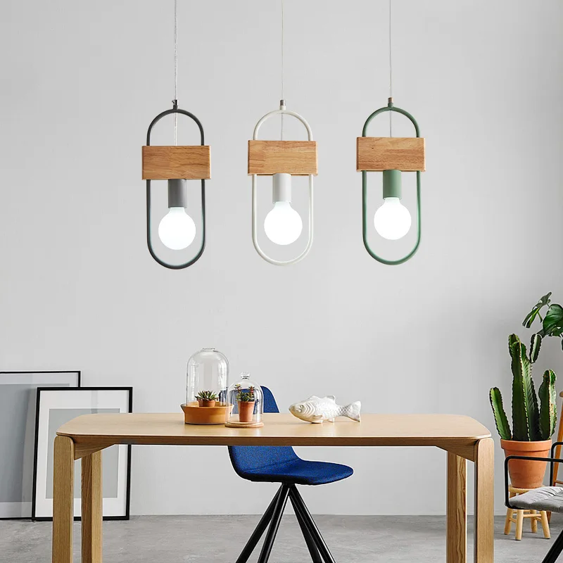 

Нордическая обеденная люстра Ресторан свет твердый белый/зеленый/серый кухонные подвесные светильники модный современный стиль столовая лампа