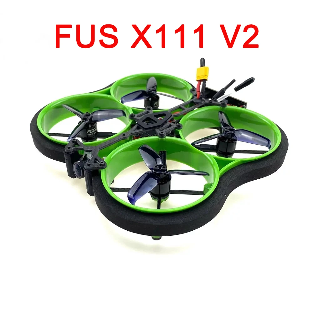 FUS X111 V2 2 5 дюймов 111 мм 4S 127g FPV гоночного дрона с дистанционным управлением для