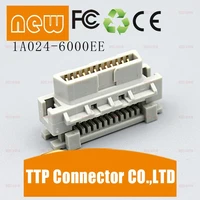 2pcslot 1 27mm legs width 0 635mm legs width 1a024 6000ee 24pins connector 100 new and original
