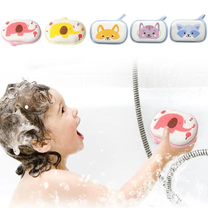 Детская губка для ванны щетки душа удобные мягкие полотенца Детские аксессуары