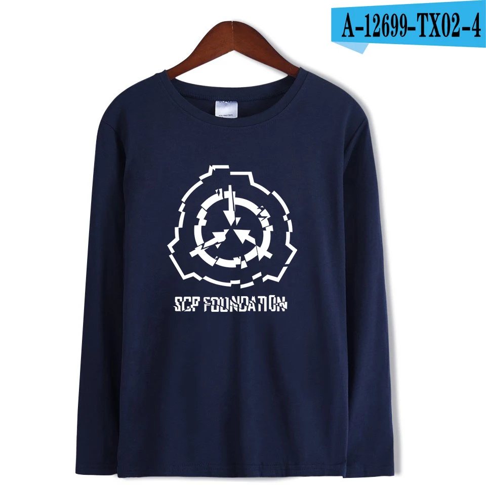 Frdun Scp Foundation футболка с длинным рукавом Kpop Новинка Хлопок Высокое качество Женская/Мужская Повседневная Новая модная Осенняя Футболка Топ тройники - Цвет: Picture color