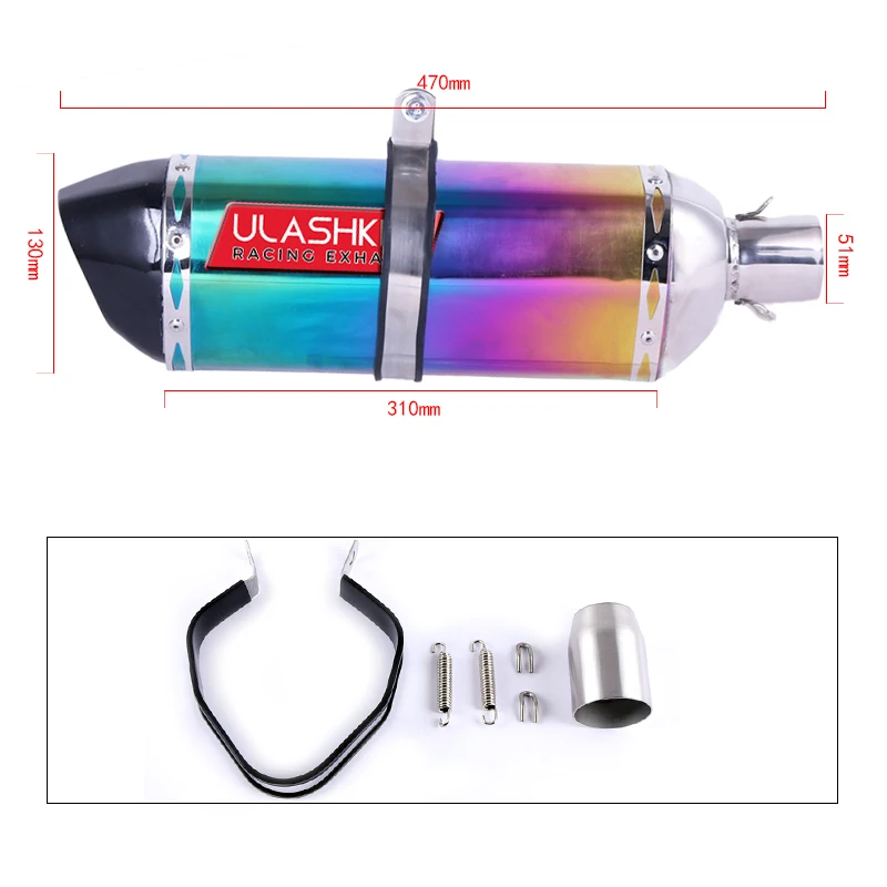 

Motorcycle Exhaust Full System Slip On For Yamaha MT03 MT-03 YZF R3 R25 YZF-R3 YZF-R25 2014 to 2018