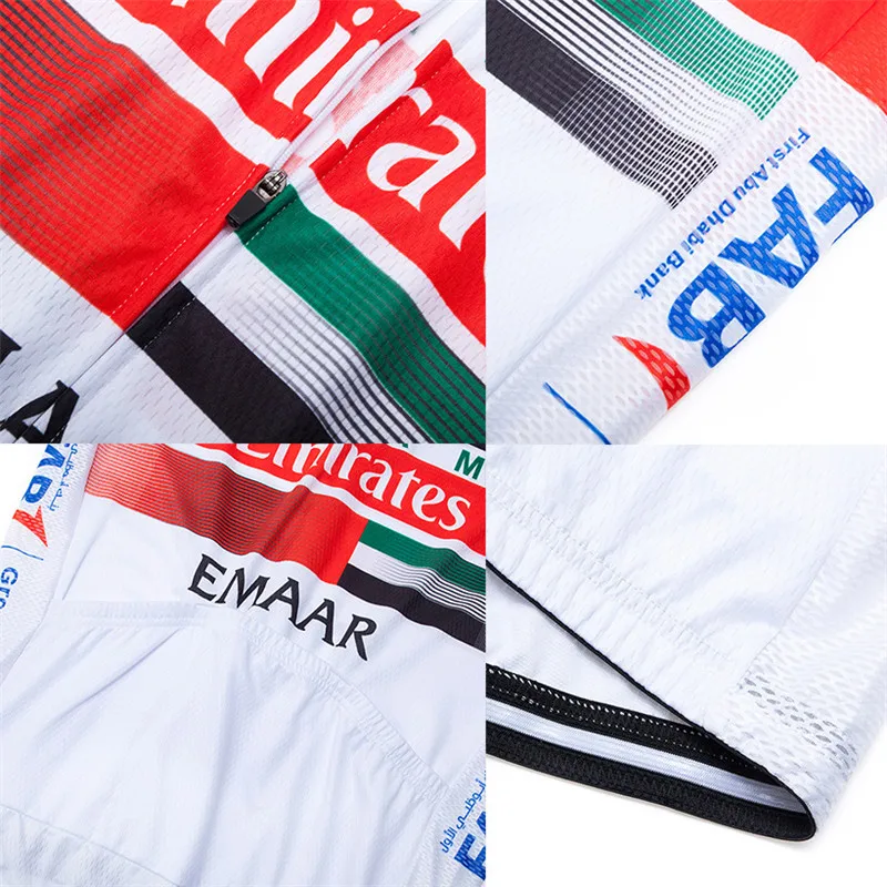 Лето 2019 ОАЭ велосипедная команда Джерси 9D нагрудник набор MTB быстросохнущая