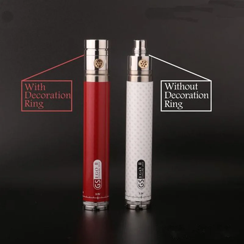 Электронная сигарета GS eGo II twist vv 2200 мАч 3 4 8 В переменное напряжение большая