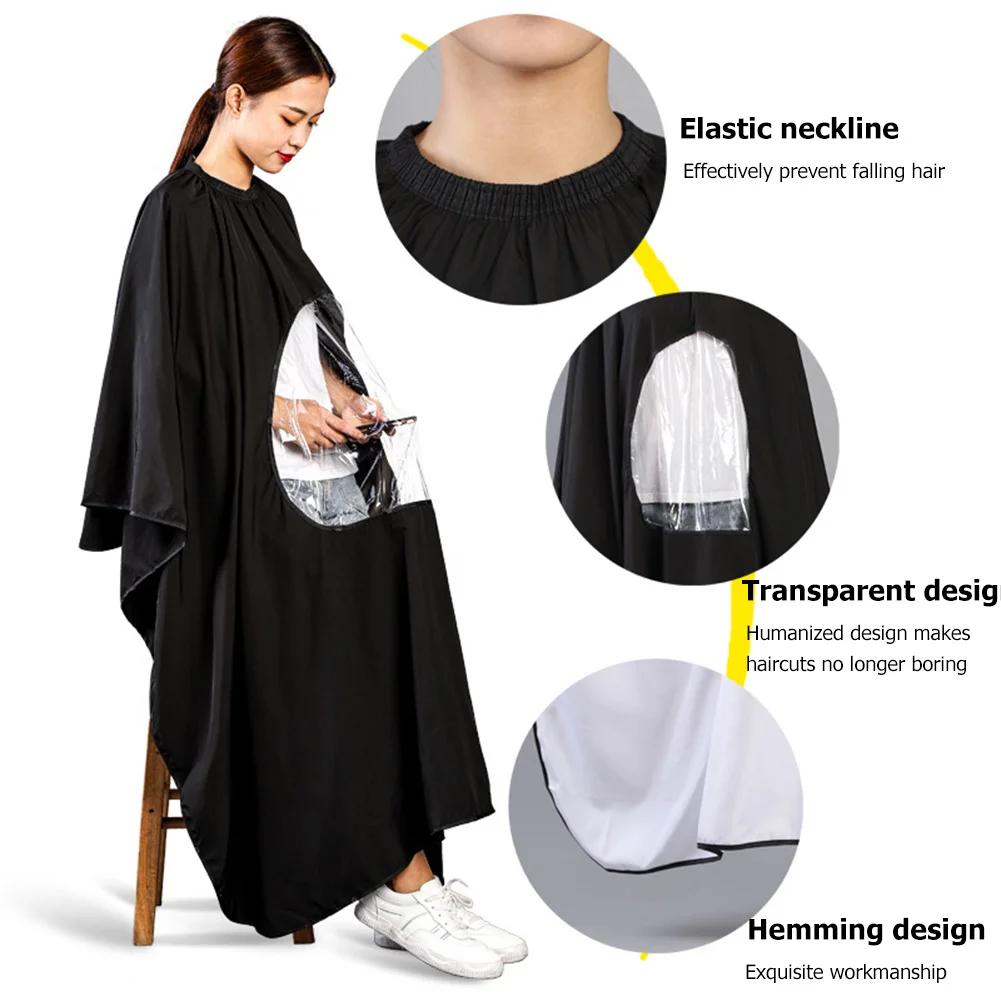 

Professional Hairdresser Cut Cape Antistatic Haircut Wrap Gown Apron Cloth Salon Haircut Styling Wrap Gown Apron Cloth