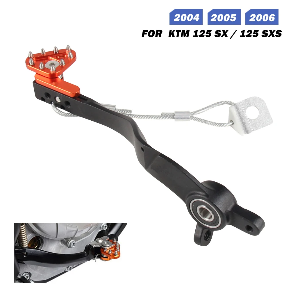 

Motocycle Foot Brake Pedal For KTM SX 125 2004-2006 SXS 125 SX125S 2004-2006 CNC Aluminum Motocross Accessories