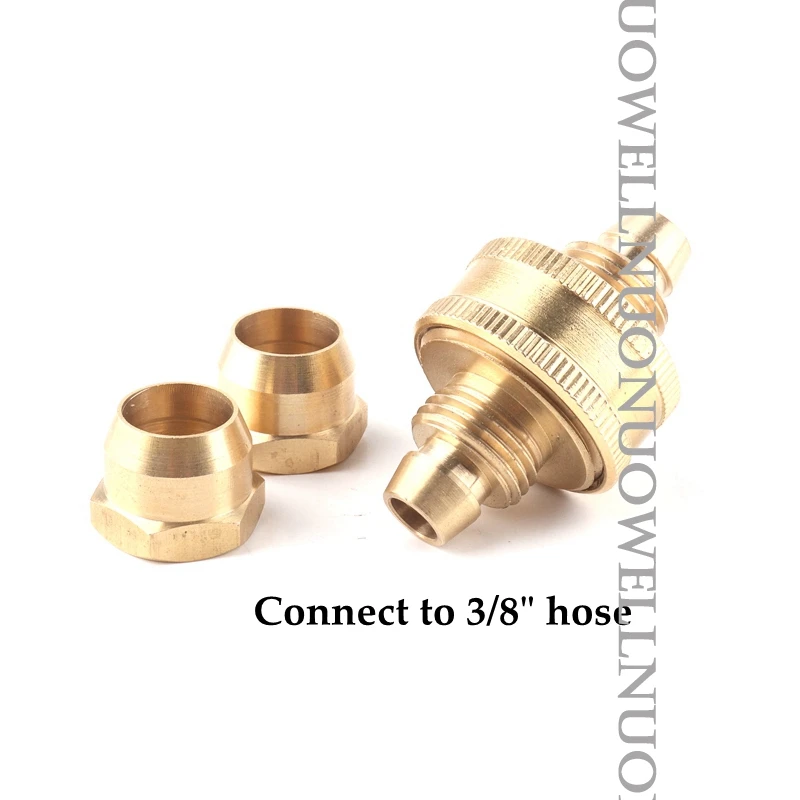Комплект из 2 предметов латуни покрытием G1/2 'Ɖ/4'' 1 быстрый разъем сад