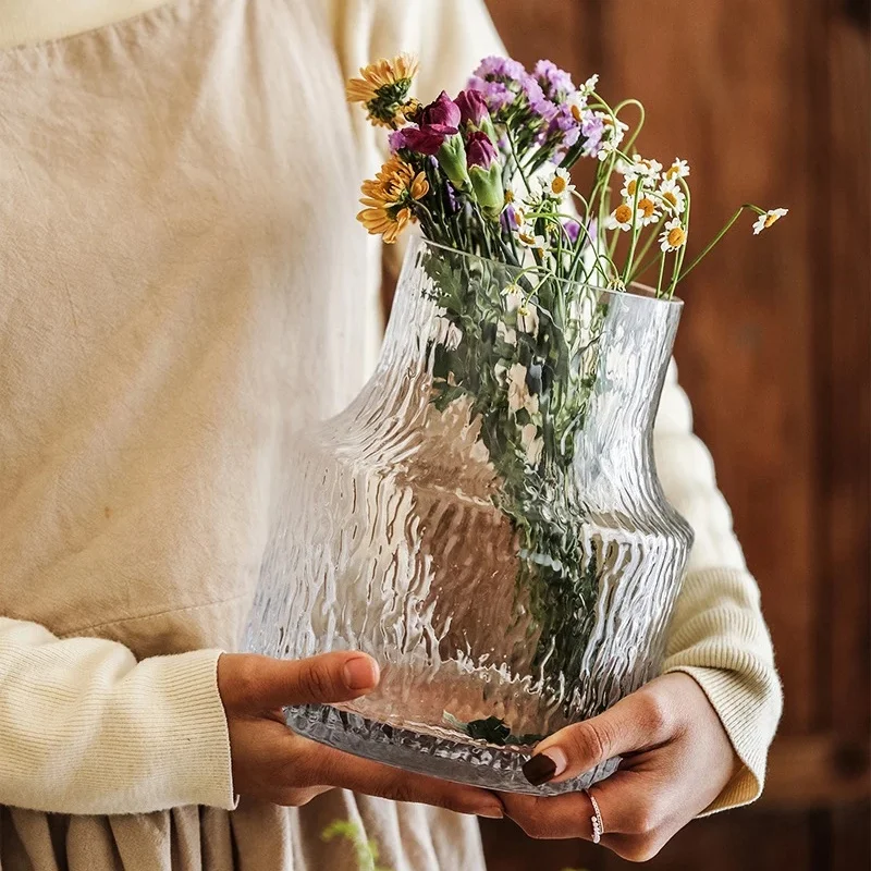 Скандинавская стеклянная ваза для цветов цветочный горшок контейнер домашнего