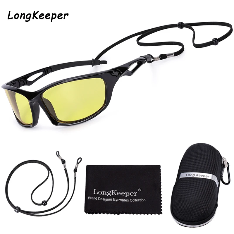 Мужские поляризованные солнцезащитные очки с чехлом для вождения и