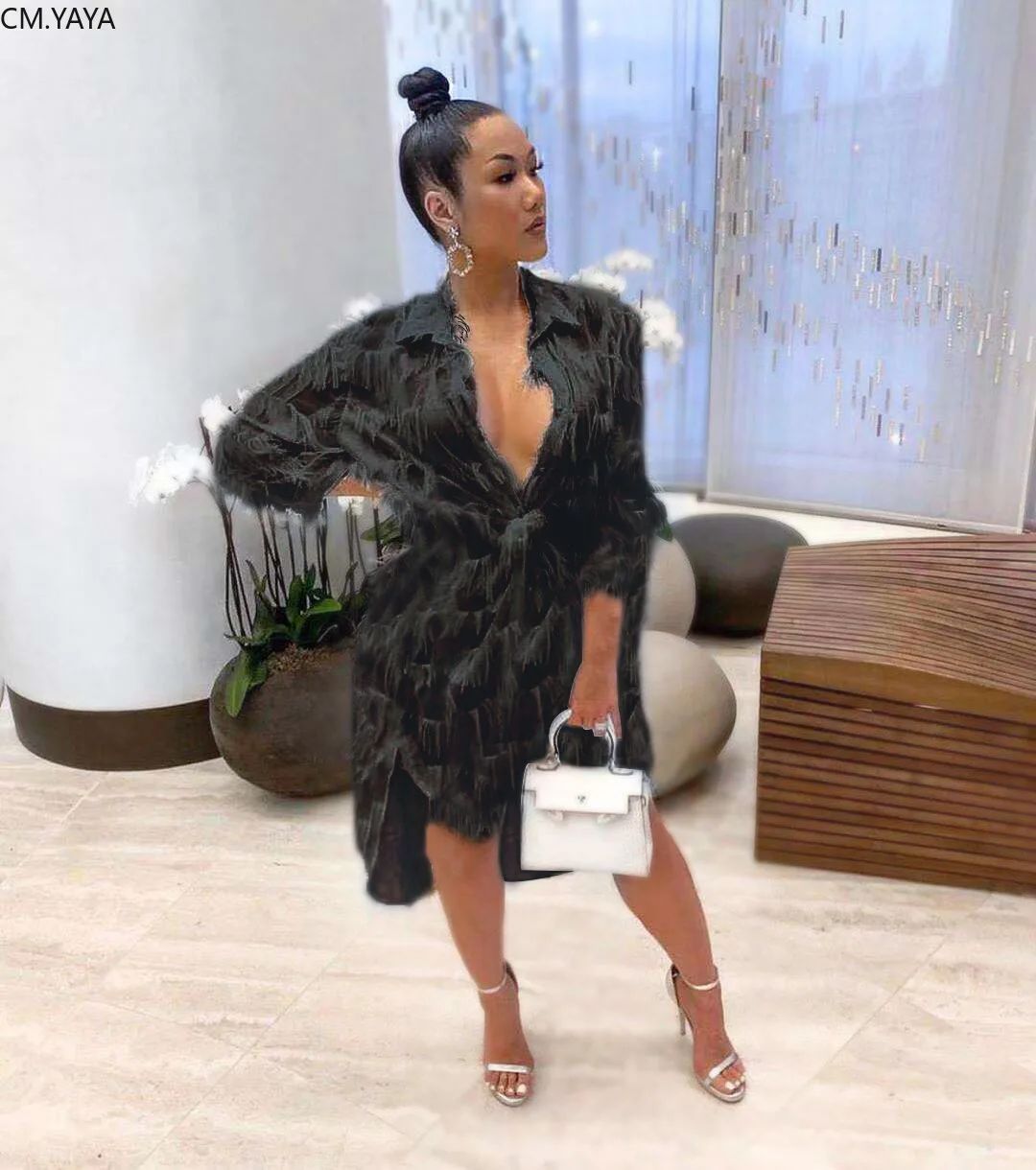 GL сезон осень-зима Женская зимняя облегающее мини платье с высокой талией перья