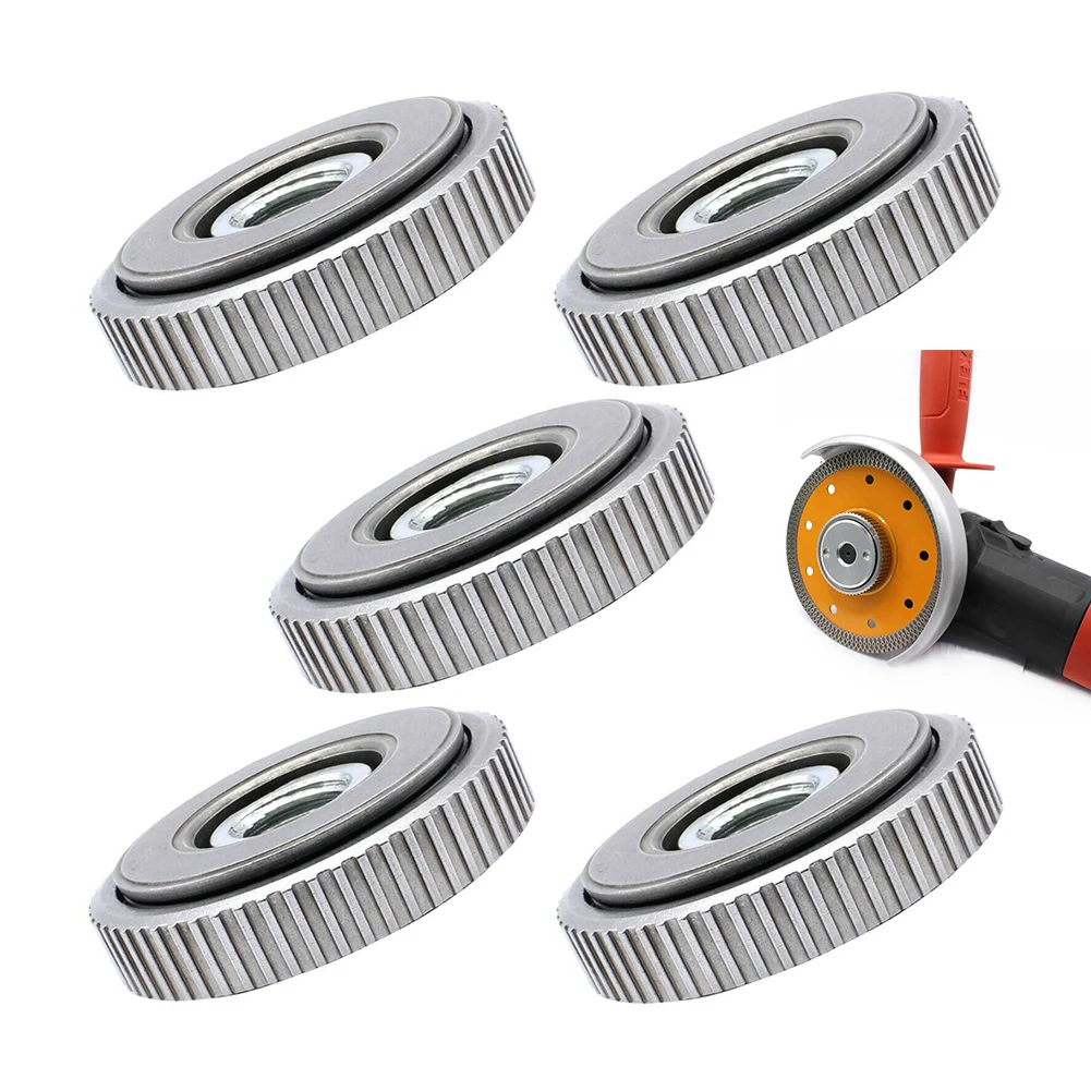 

Quick release Flange Nut kit Nut M14 Screw For angle grinder For cutting machine Self-locking function 50mm Diameter