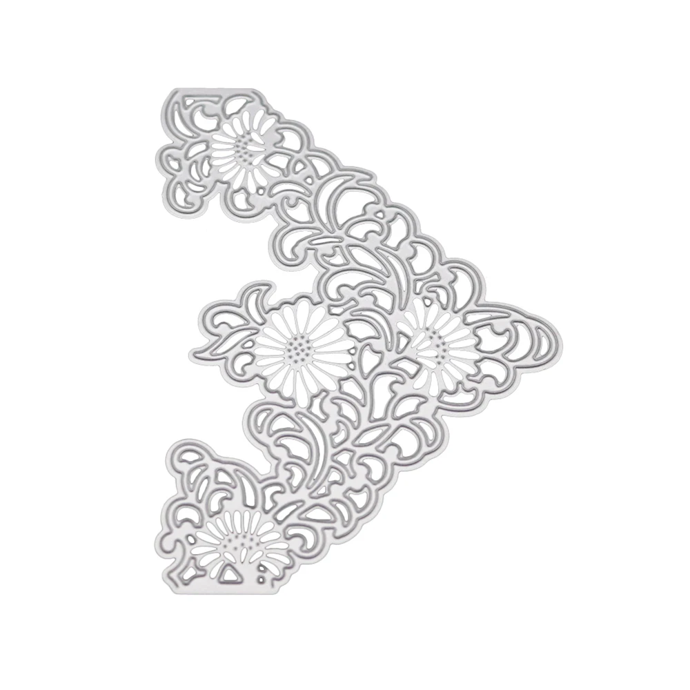Lace Border Metal Cutting Dies Card Decorative Frame for Invitation Scrapbooking Photo Album DIY Decoration Stencils | Дом и сад