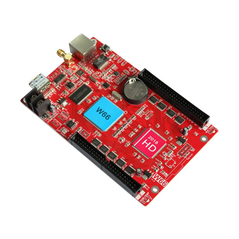 Huidu W66 async Wi-Fi плата управления заменяет HD-E66 для помещений на открытом воздухе