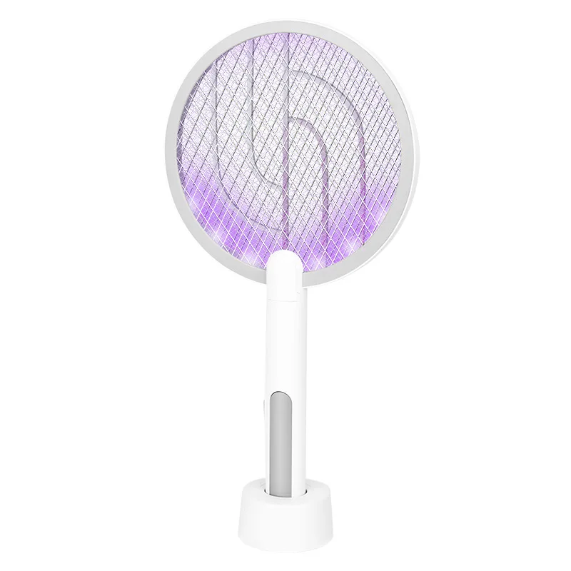 

Hot Sale 3000v Electric Insect Racket Swatter Zapper Usb 1200mah Rechargeable Mosquito Swatter Kill Fly Bug Zapper Killer Trap
