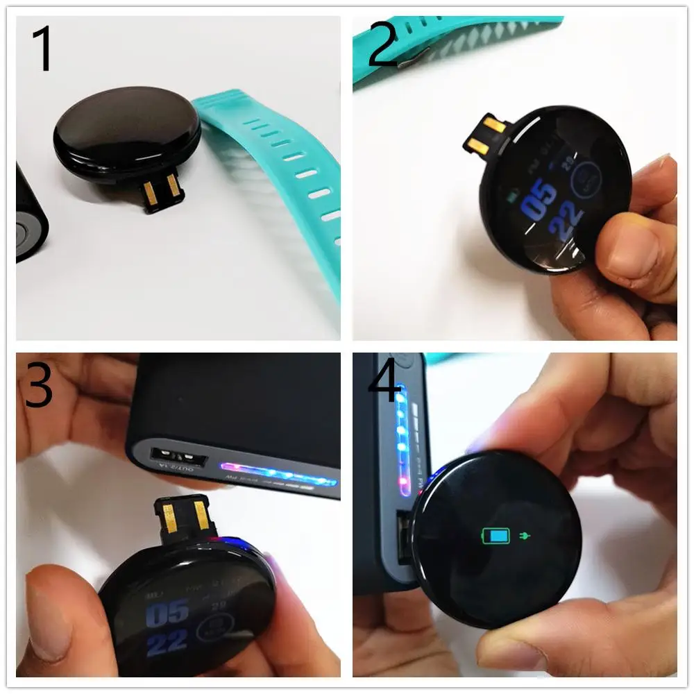 D18 Новые смарт часы для мужчин кровяное давление круглые Bluetooth умные женские
