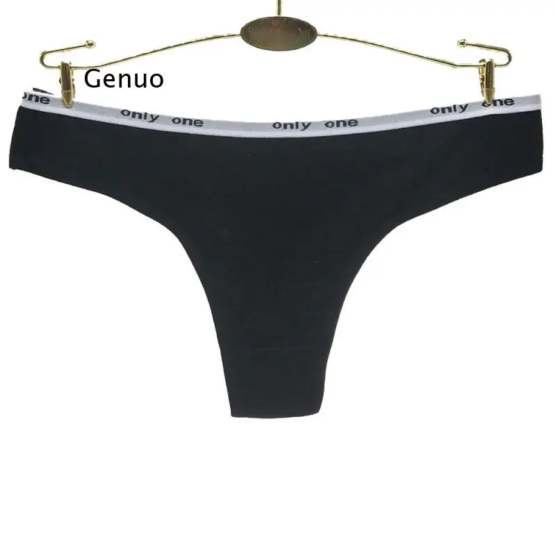 

Solid Colors 12 Pcs Thong Briefs Kawaii Girl T Pants Panties Women Sexy Low Waist Underwear Underpants Shorts Cotton G-String