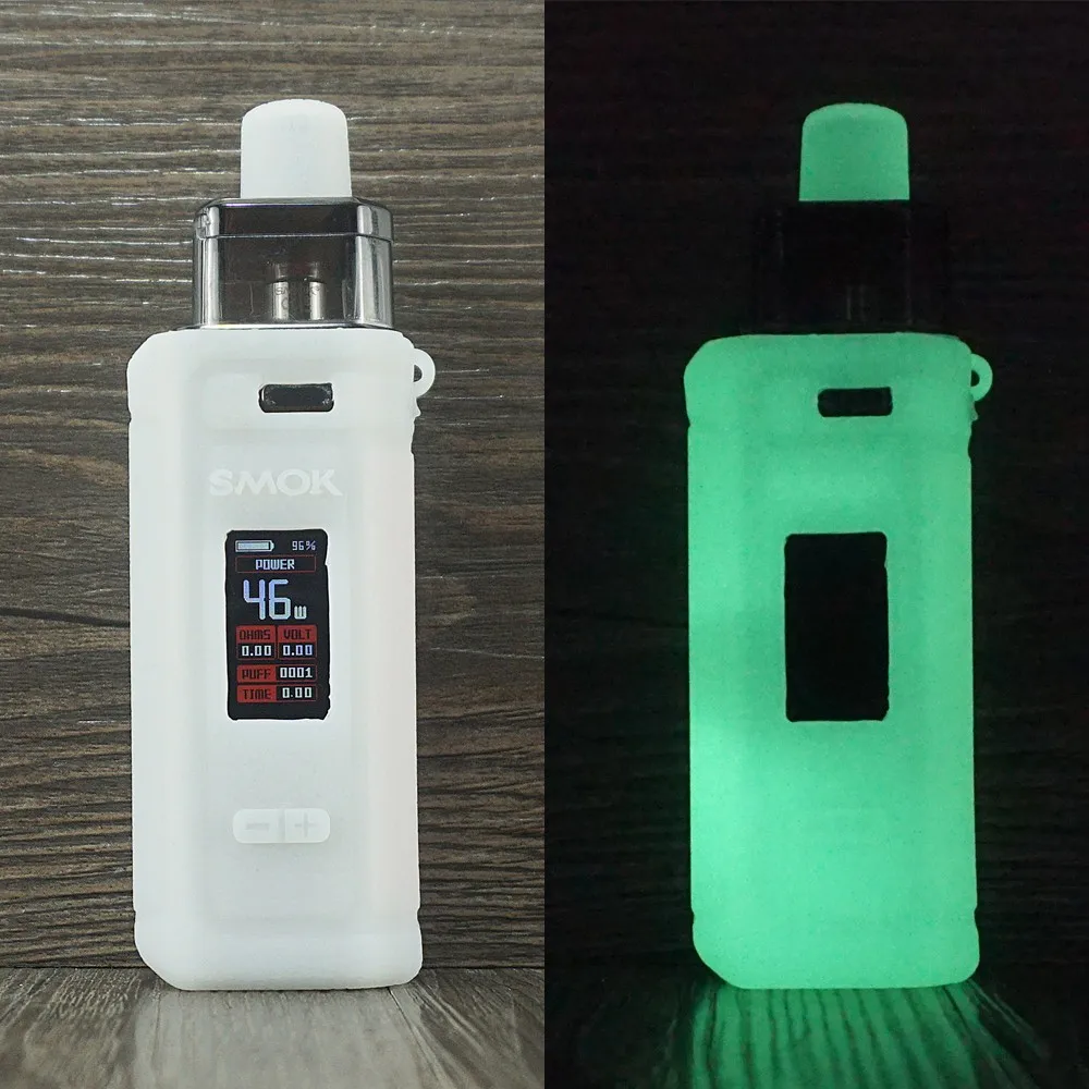 Черный прозрачный силиконовый резиновый защитный чехол для Smok G-priv матовый