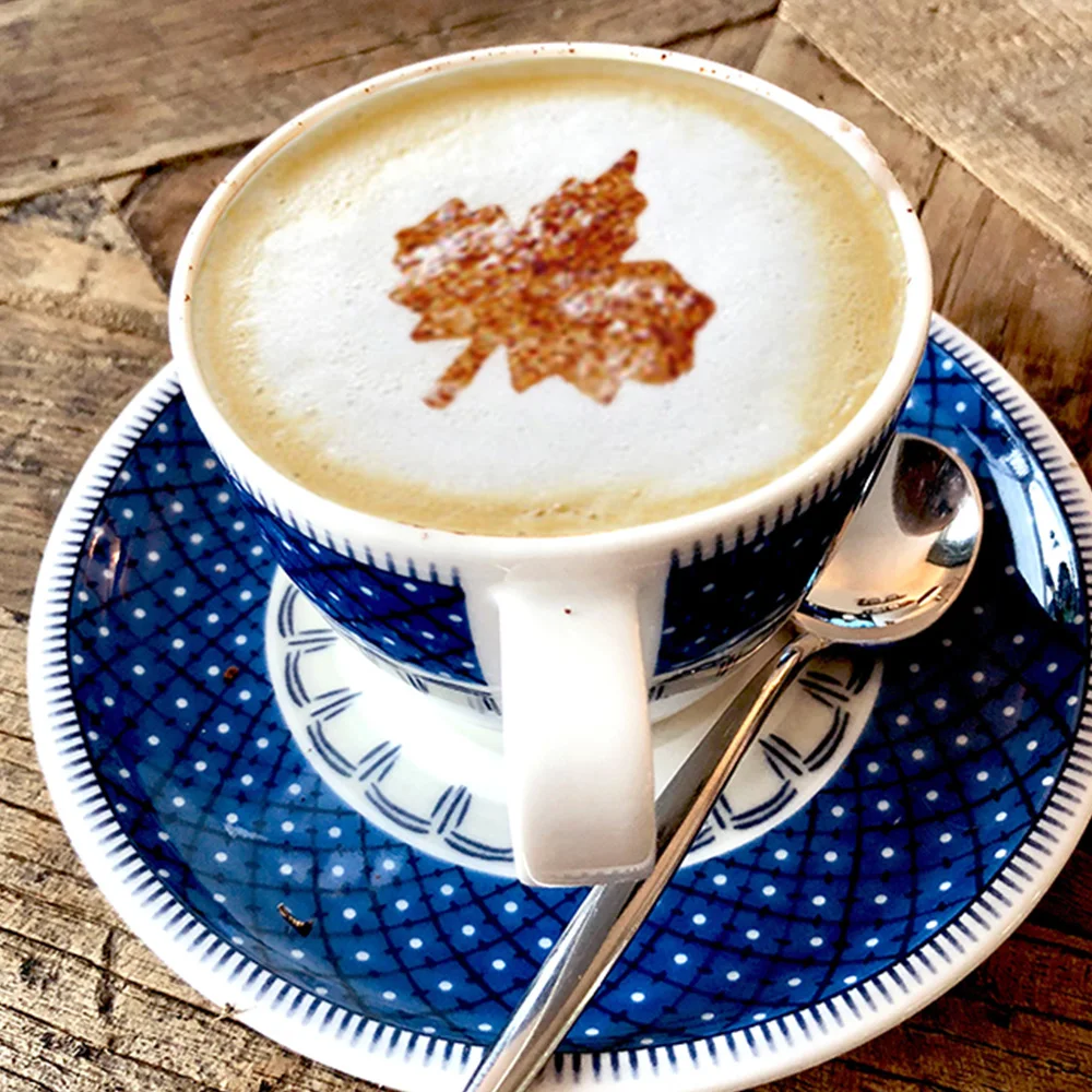 16 шт. трафареты для капучино кофе молока баристы инструмент распыления | Дом и сад