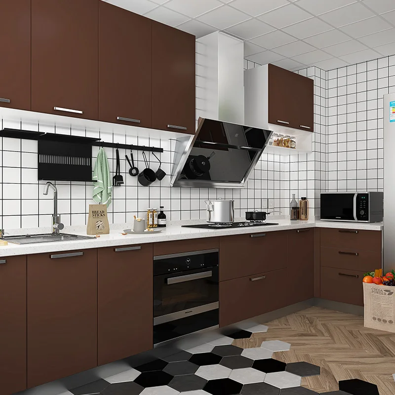 

Стикер s кухня масло водонепроницаемый настенный стикер шкаф самоклеющиеся обои Pegatina Aceite Cocina мебель стикер BK50BC