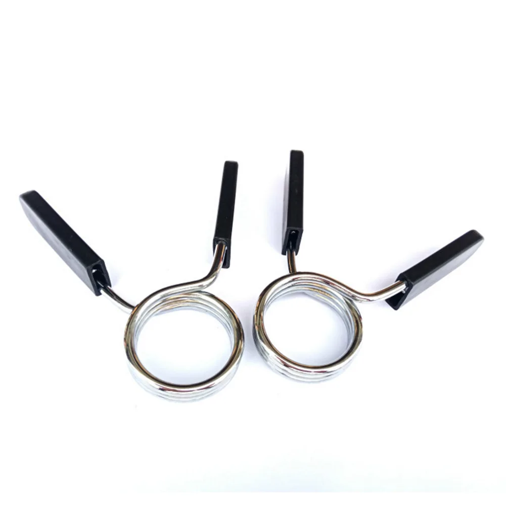 

1x24mm Barbell Fitness Weightlifting Bar Dumbbell Lock Clip Spring Clothespin Barbell Bar Special Lock Weightlifting Accessories