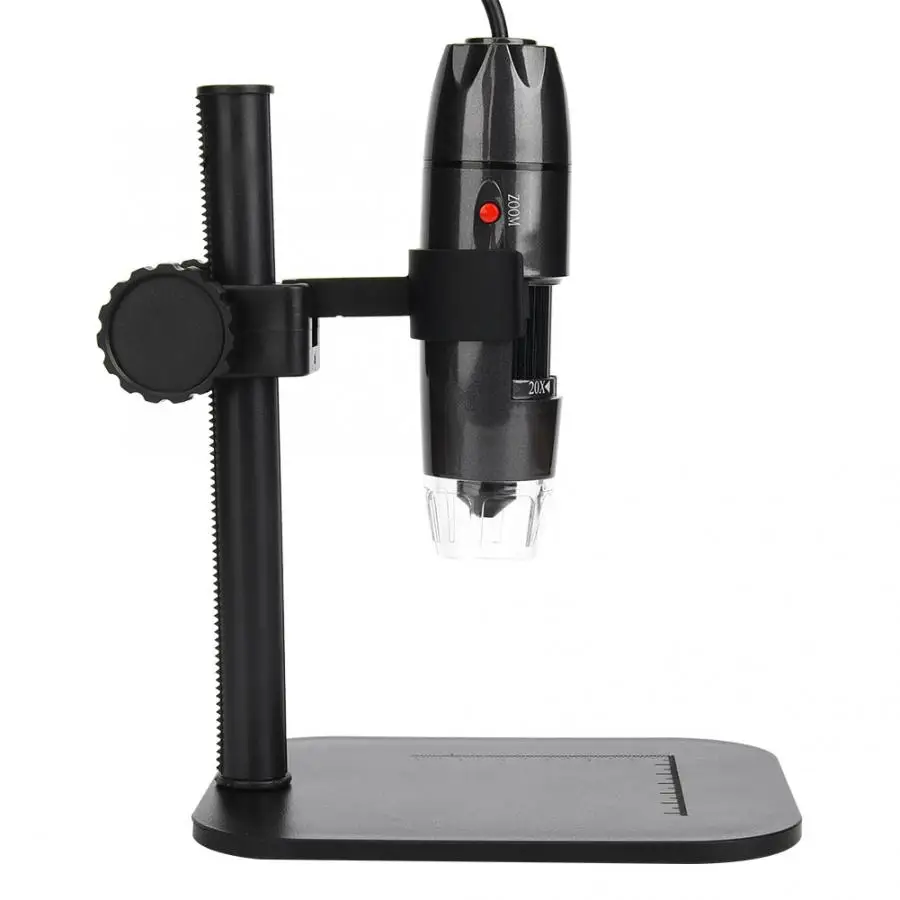 S08 Портативный USB цифровой микроскоп 20-800x микроскоп для просмотра с подъемной поддержкой камеры микроскопа