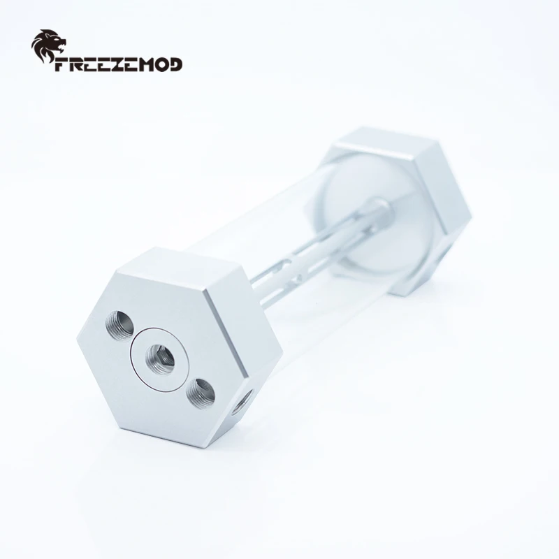 Стеклянный резервуар для воды с компьютерным охлаждением FREEZEMOD металлическими