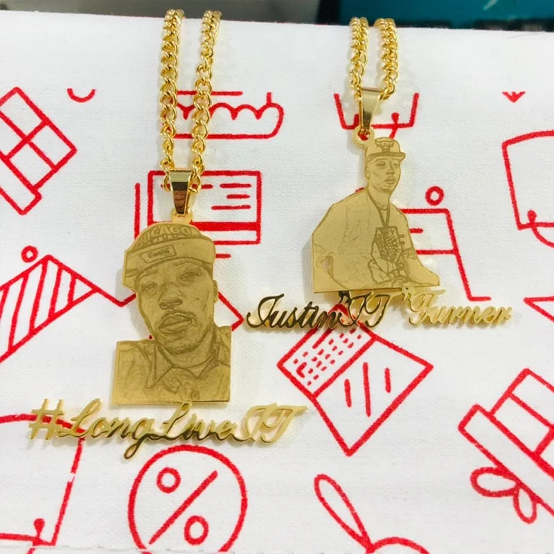 Interested Baby Name Necklace Stainless Steel Custom Cartoon Characters Nameplated Letter Number Necklaces+ Pendants Party Gift | Украшения