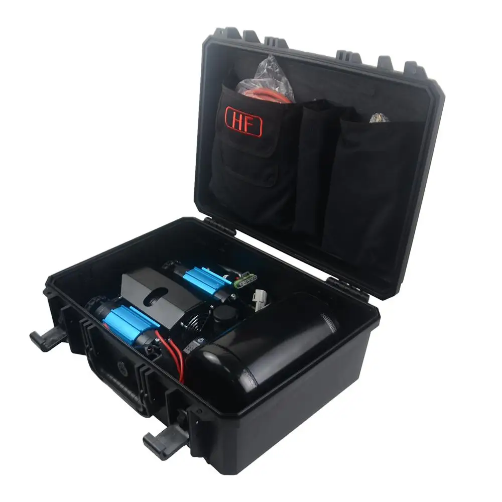 AP03 For Universal New 12 Volt Twin Motor High Performance Portable Air Compressor Kit CKMTP12 |