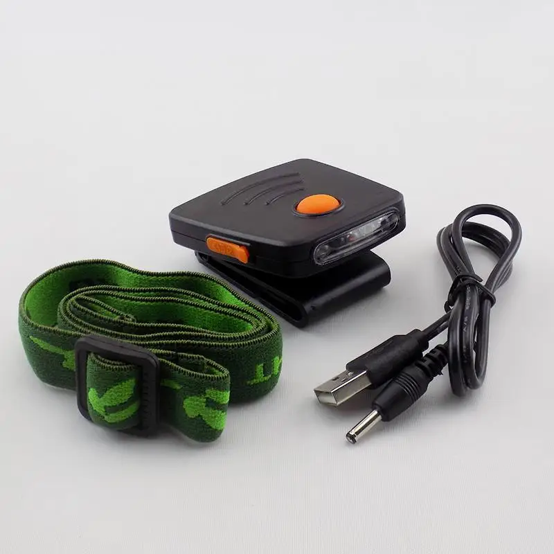 

New build-in battery Hat headlamp usb charger led Headlamp hat caps rechargeable HeadLight Winter Head Lamp Frontal Lamp