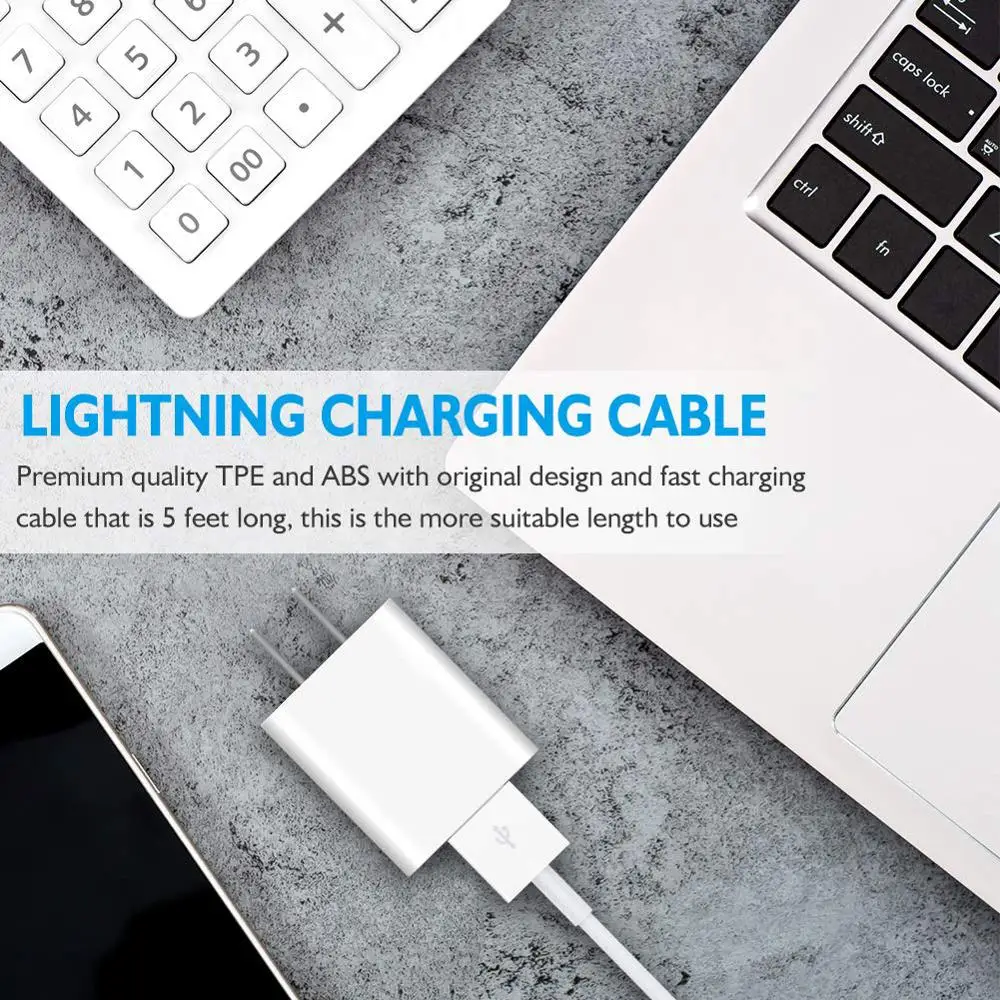 10 шт MFi Сертифицированный телефон зарядное устройство USB настенный адаптер Блок