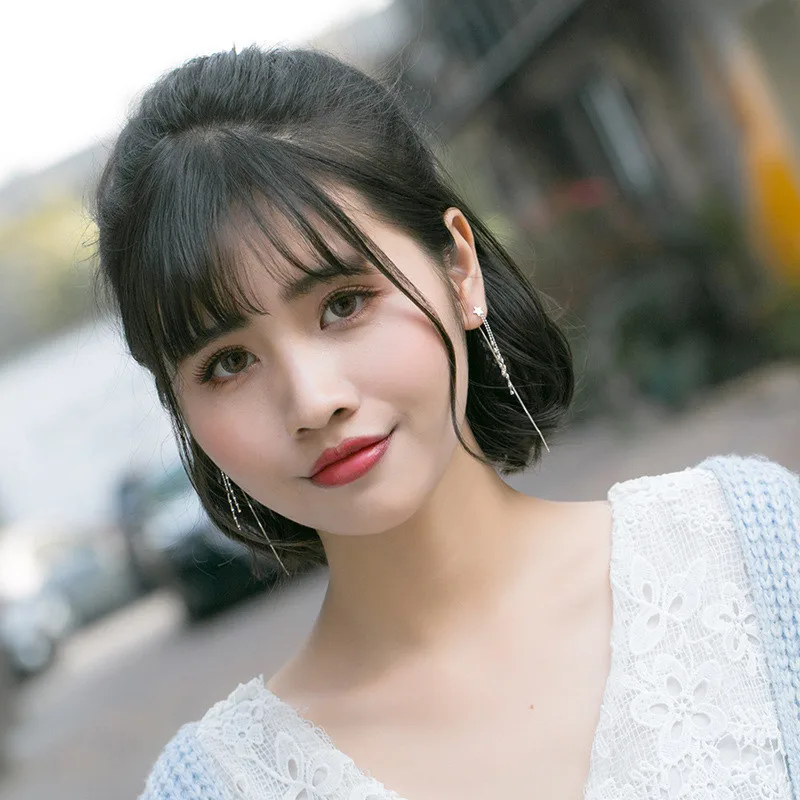 Женские длинные серьги-кисточки из серебра 925 пробы | Украшения и аксессуары