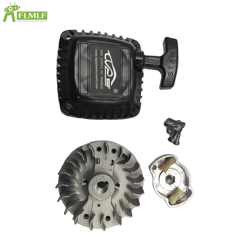 Легко тянуть стартер и маховик с когтями для 1/5 HPI ROFUN Rovan KM Baja 5B 5T 5SC Losi 5ive T FG