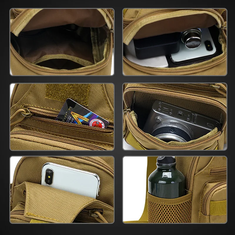 600D Водонепроницаемая Военная Тактическая Сумка через плечо USB армейская