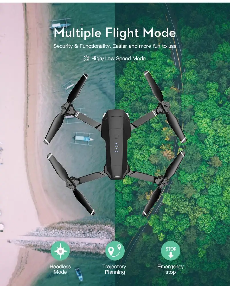 ZLL SG901 камера Дрон 4K HD Двойная камера дроны Квадрокоптер FPV Профессиональные с GPS долгий срок службы батареи