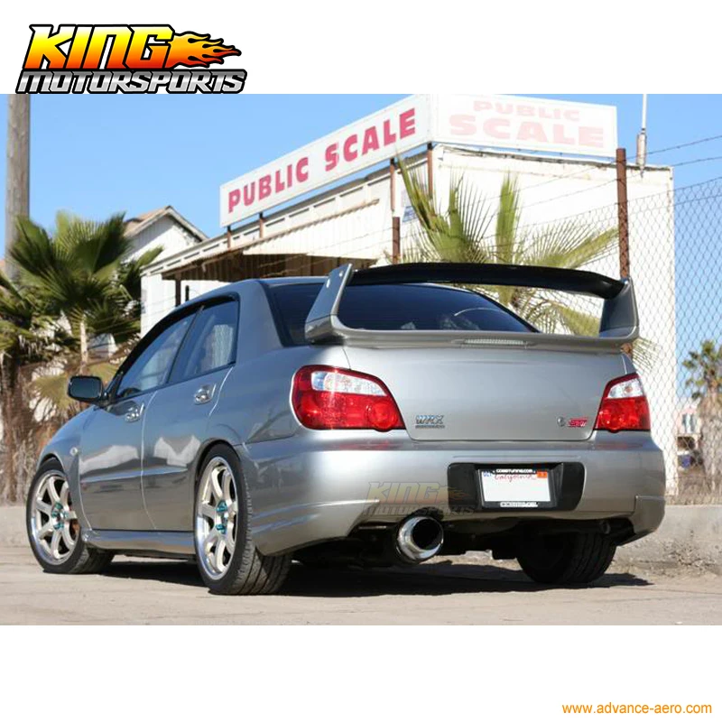 Сплиттер для губ Subaru Impreza WRX valance Spats задний бампер черный ПУ подходит 2006