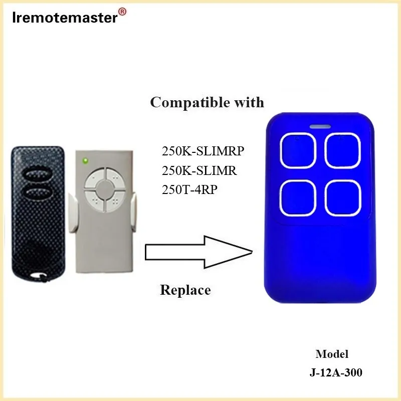 

4 Button 280MHz -868MHz Fixed&Rolling Code Garage Remote Control For TAU Gate Door Remote Command Transmitter