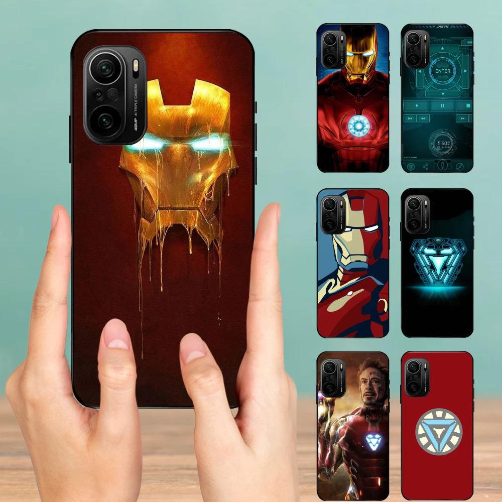 

Protective Phone Case for Xiaomi POCO X3 NFC CC9 Ironman Marvel Cool Black