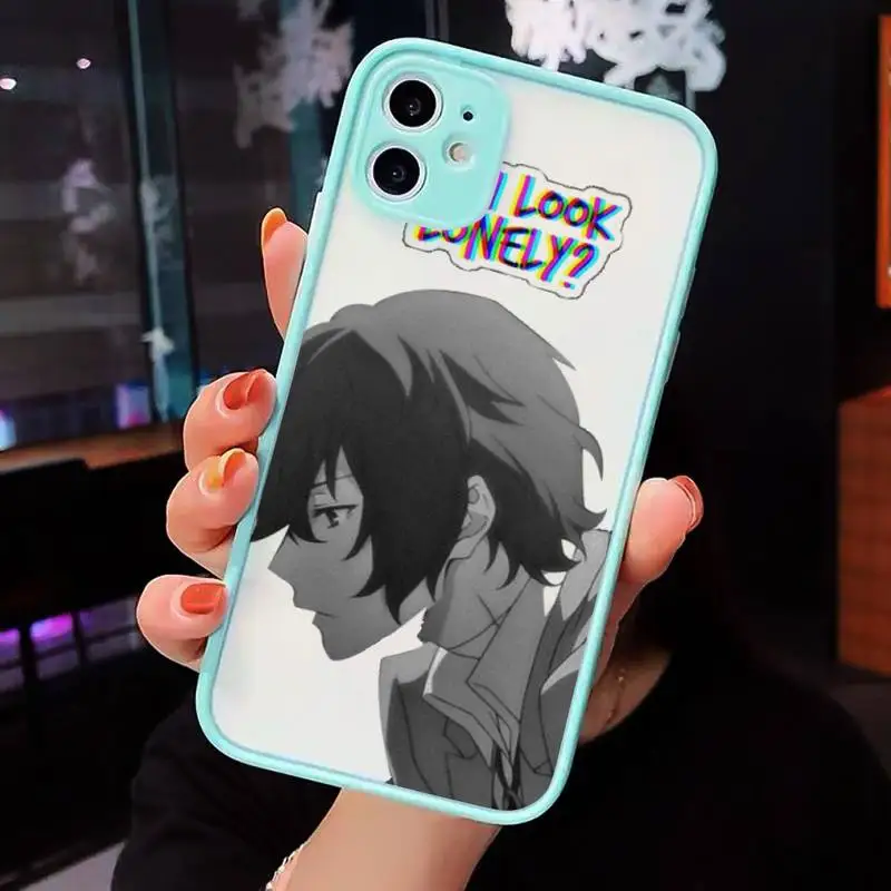 

Anime Bungou Stray Dogs Phone Cases Matte For iPhone 12 Mini 11 Pro XR XS Max 7 8 Plus X Hard PC Back Cover