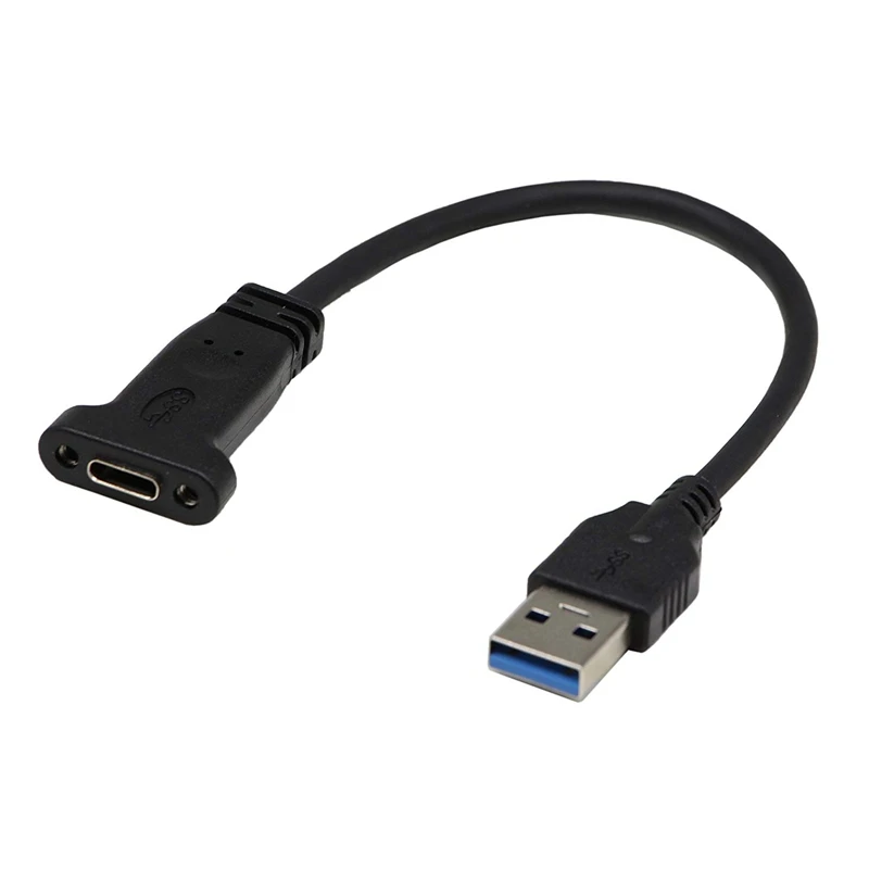USB A 3.0 to C Front Panel Header Cable Male Type Female Mount Extension Data Sync and Charg | Электроника