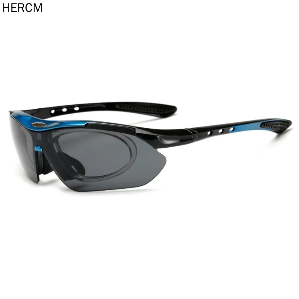 Hercm New Cycling Glasses Bicycle Sunglasses Men/Women Outdoor Sports Riding Gafas Ciclismo Bike Eyewear | Спорт и развлечения