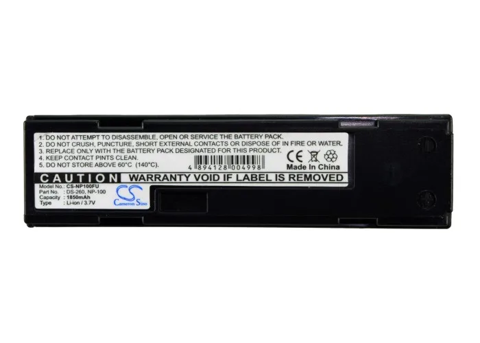 Аккумулятор Cameron Sino 1850mAh для Fujifilm DS260 DX 9 MX 500 600 RICOH RDC i700 TOSHIBA PDR M3 NP 100.etc|Цифровые
