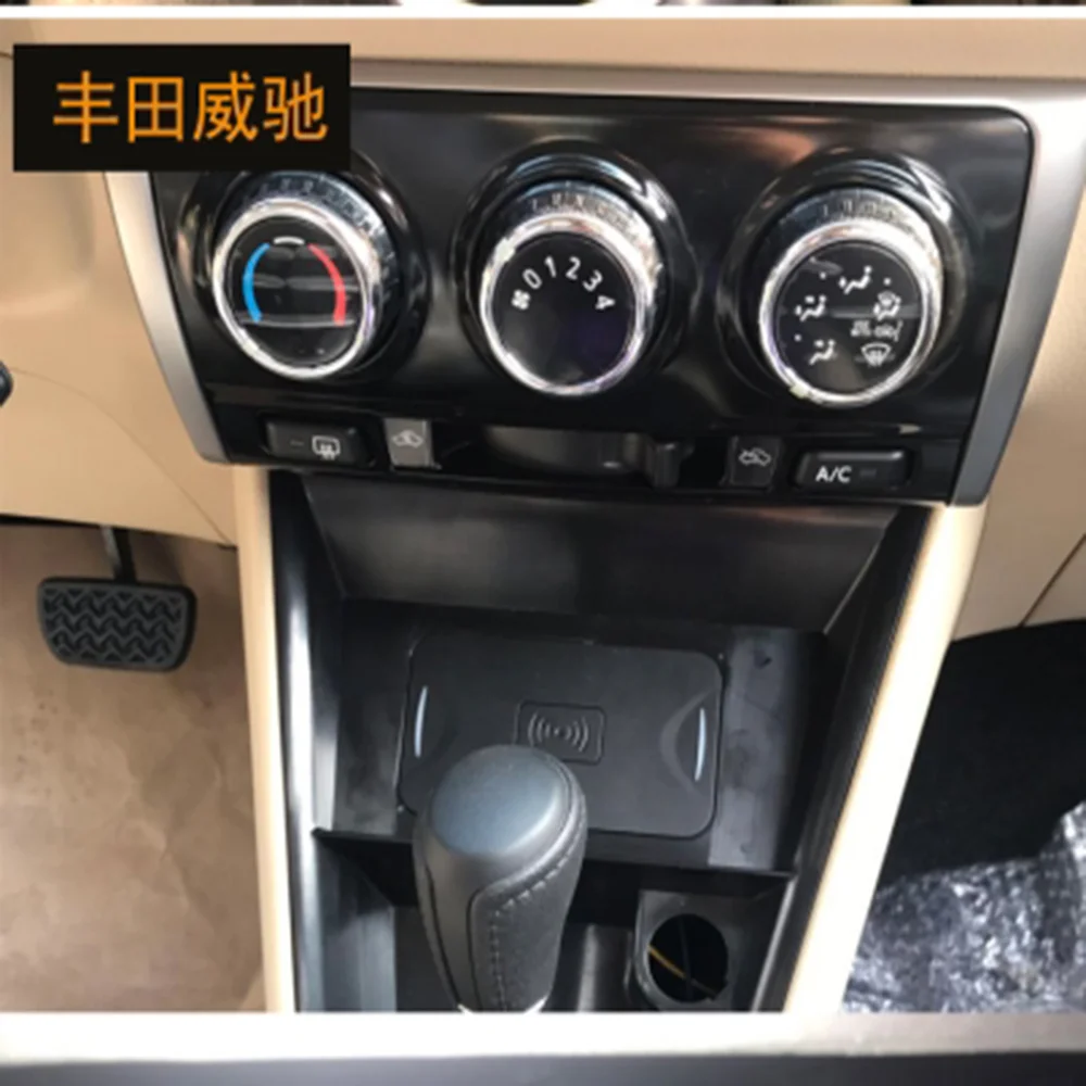 Специализированная Беспроводной Зарядное устройство для Toyota Vios Yaris 15 19 авто