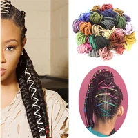 reggae braided method rope deer velvet hip hop holiday style hair accessories braid braided hair tool 2 8mm long 5m 18 color