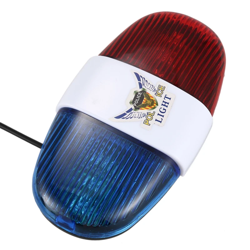 Bicycle Cycling 4 Tones 6 LED Electronic Warning Lights Siren Horn Beeper Bell |