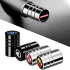 4 шт., серебристыечерные автомобильные Логотипы