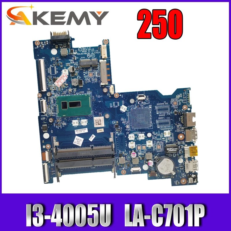 Для HP 15 AC Материнская плата ноутбука 828178 601 501 001 i3 5005U материнская полностью